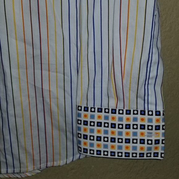 Robert Lewis colorful shirt size M nwt - Picture 4 of 5